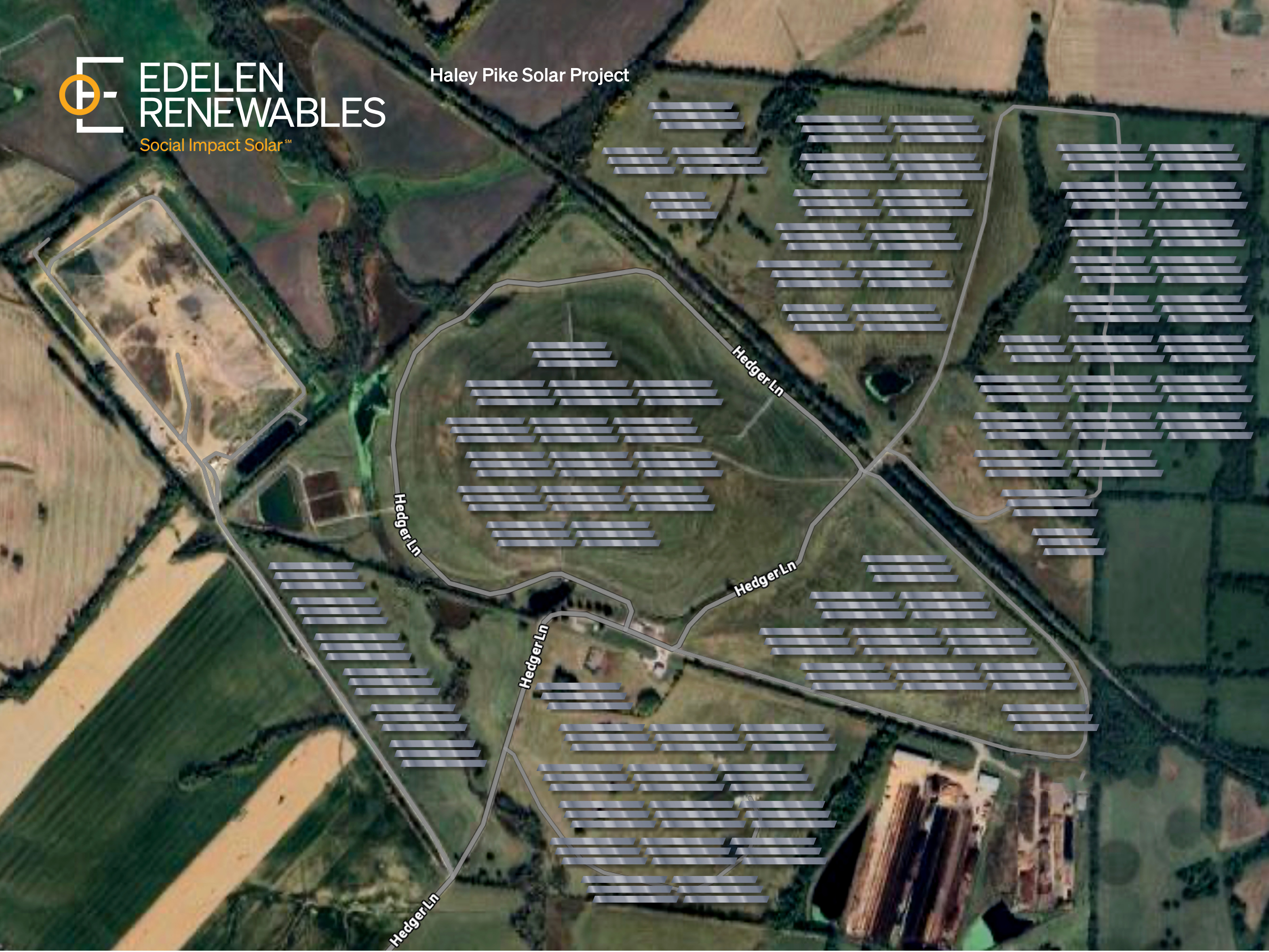 Haley Pike Solar Project site map