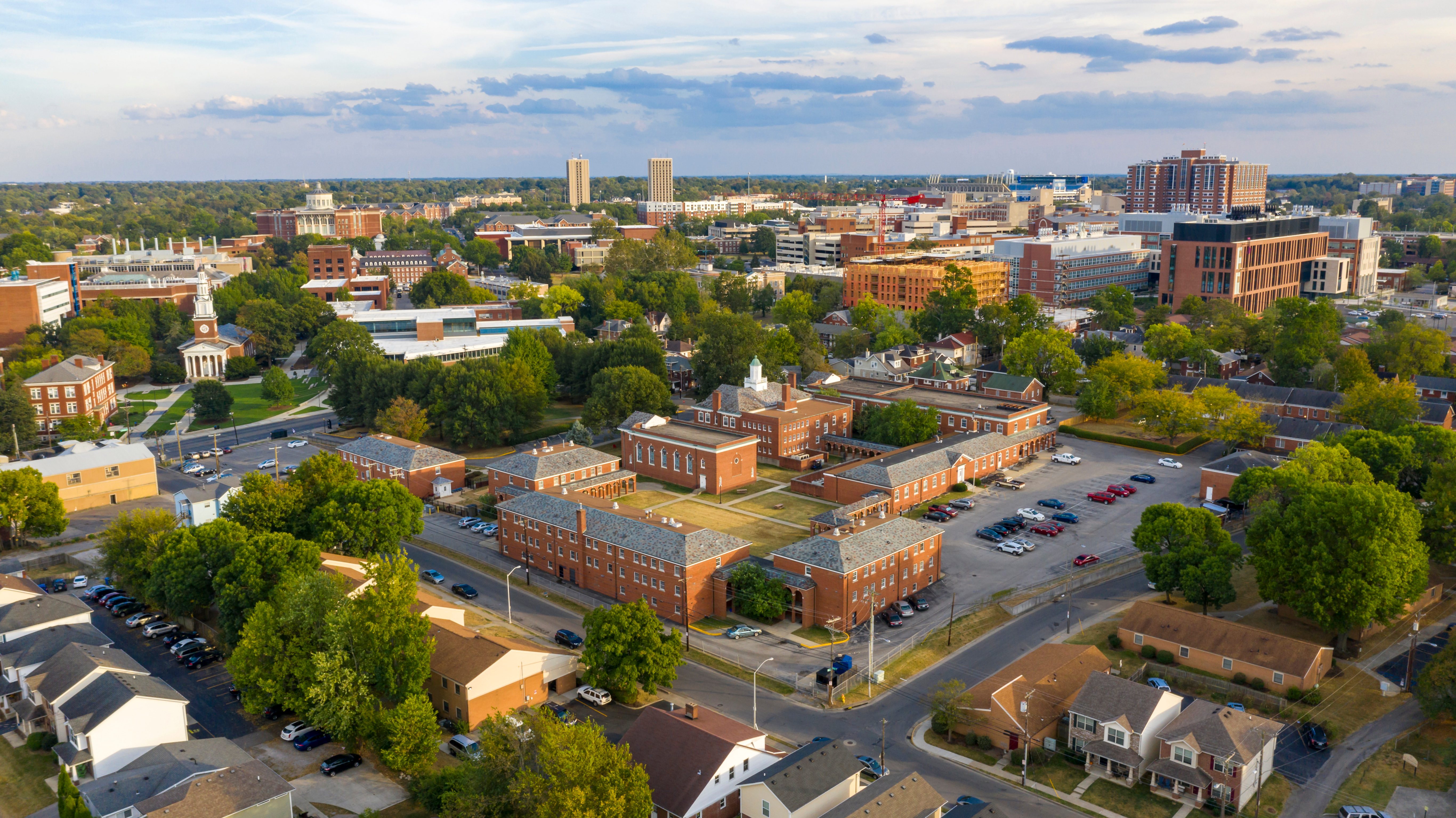 Aerial view of Lexington, Kentucky